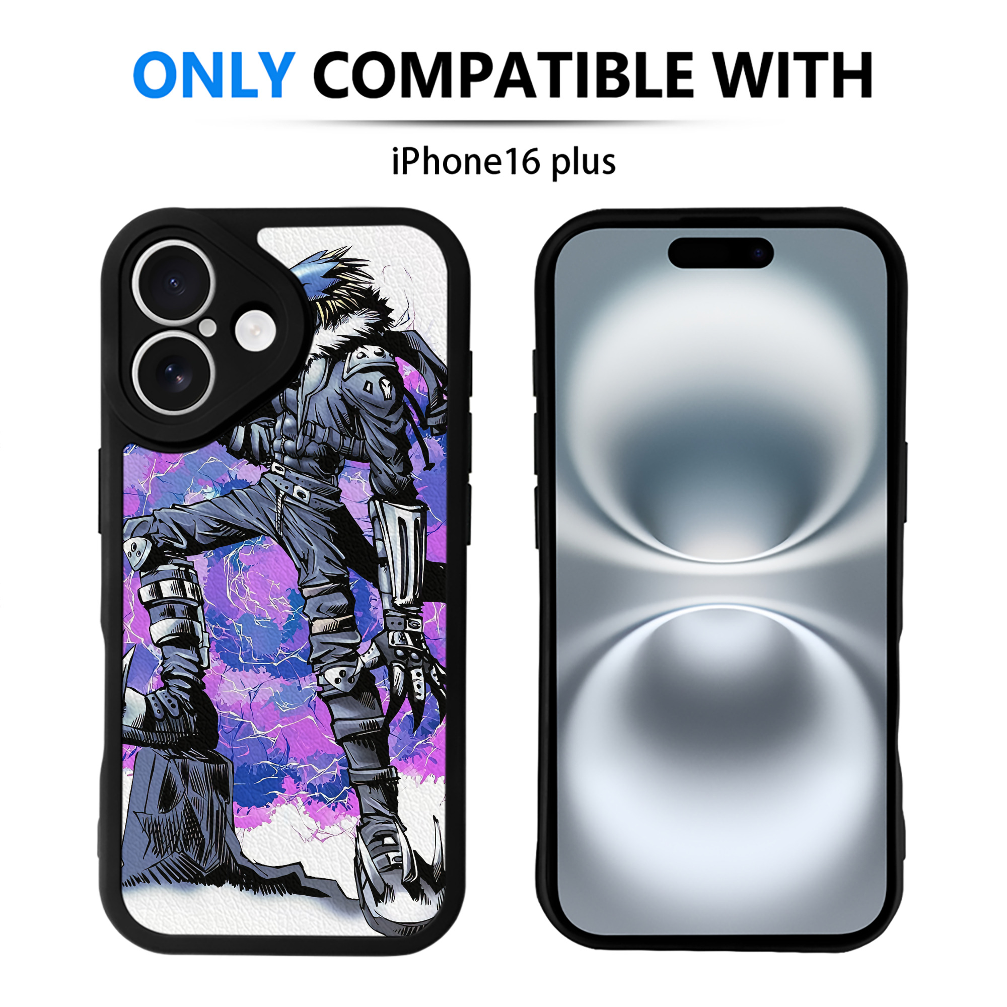 （画像用） Digimon デジタルモンスター/デジモン 【iPhone 16シリーズ対応】シリコンスマホケース（レザー調） 材質：シリコン